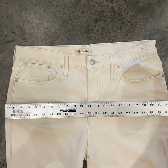 Madewell Perfect Straight Jean in Canvas Wash Size 32 - Picture 7 of 8
